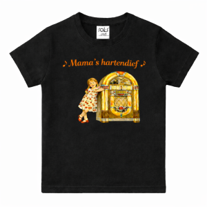 T-shirt kinderen meisje "Mama's hartendief"