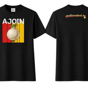 T-shirt "Ajoin" zwart