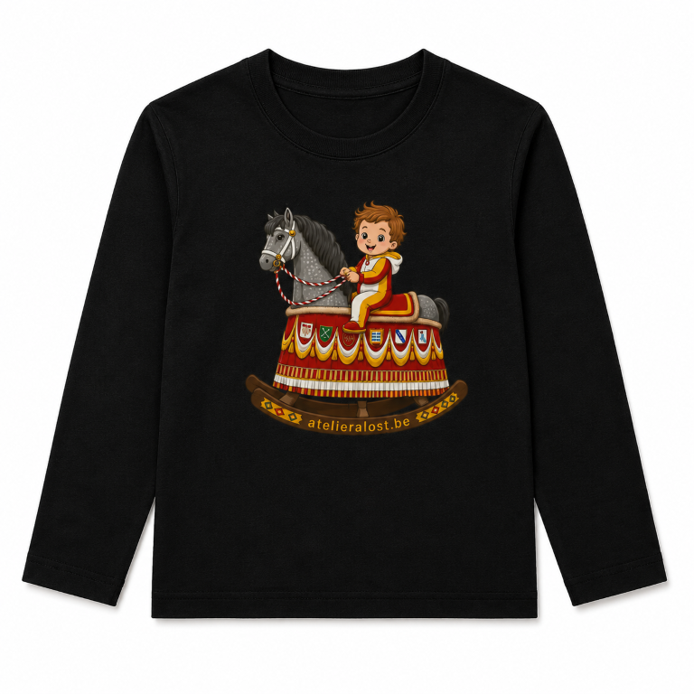Longsleeve kind Ros Beiaard of Ros Balatum 6md-12jaar - Afbeelding 4