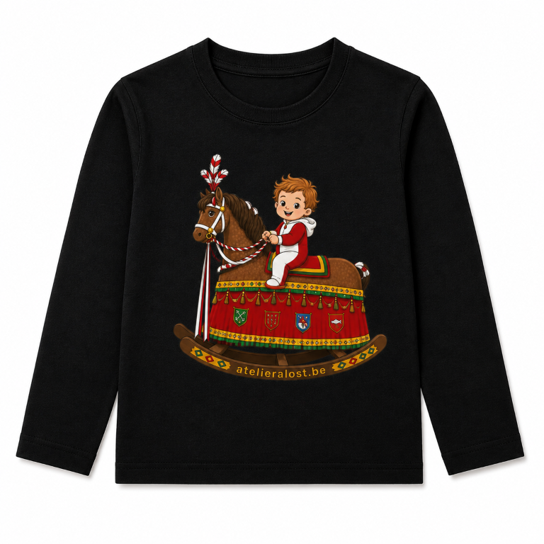 Longsleeve kind Ros Beiaard of Ros Balatum 6md-12jaar - Afbeelding 5