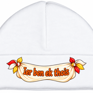 Babymuts "Ier ben ek thois"