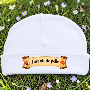 Babymuts "Just oit de pelle"