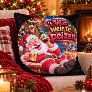 Kussensloop 45x45cm Zatte Kerstman